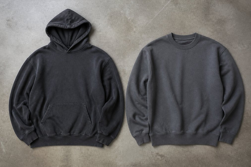 Streetwear Hoodies vs Crewnecks for Layering
