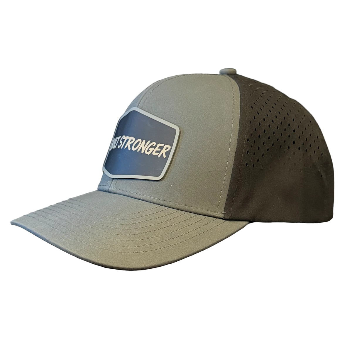 Water-Resistant 6-Panel Hat With Silicone Patch