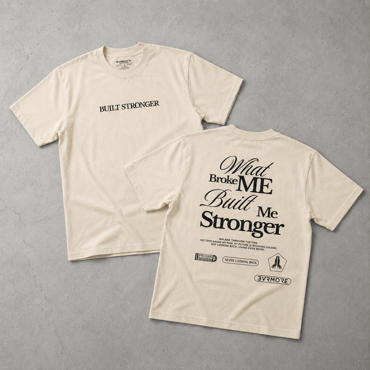 Front and Back Tan Tee