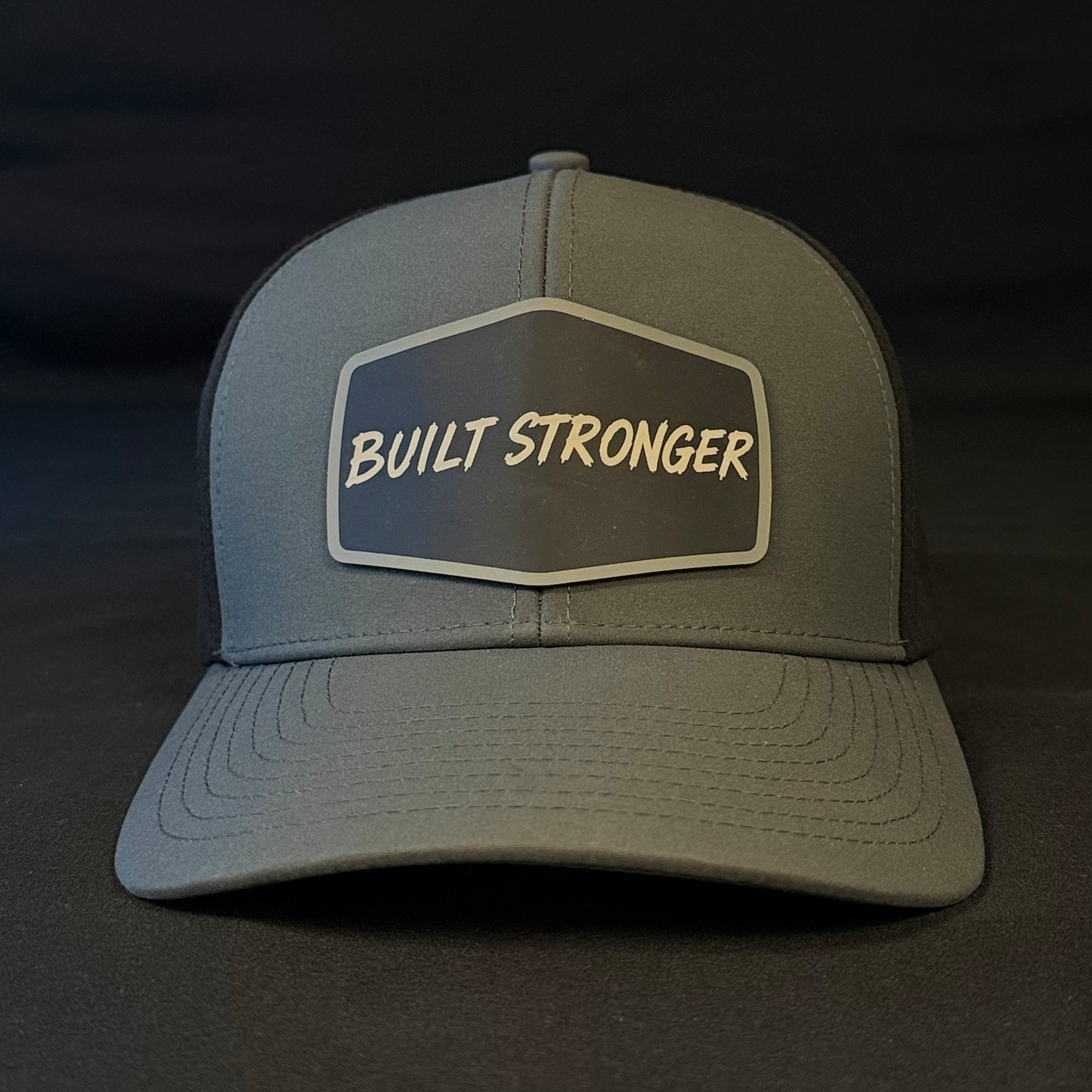 Water-Resistant 6-Panel Hat With Silicone Patch