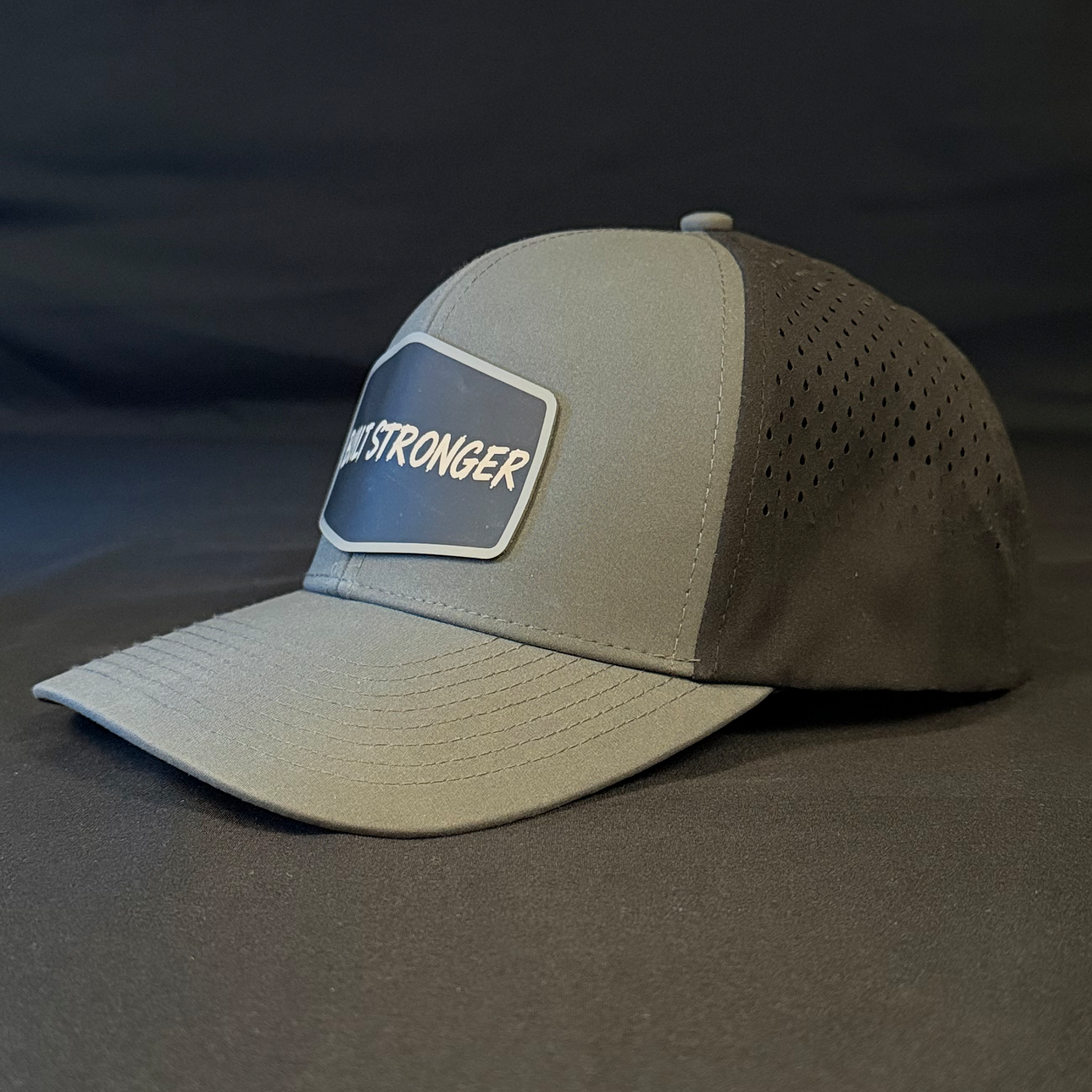 Water-Resistant 6-Panel Hat With Silicone Patch