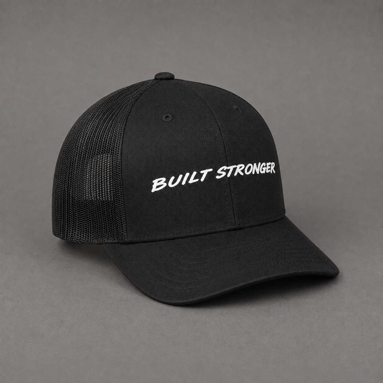 Black cap with 'Single String Sniper' text in pink on a white background