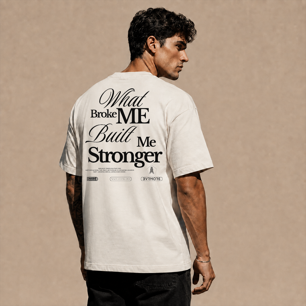 Built Stronger Tee | Vintage Pearl